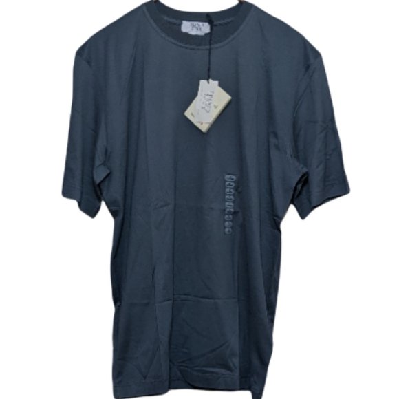 NWT Man's Franco Ziche Charcoal Made in Italy Short Sleeve Tee - XL 432359 - Picture 3 of 15